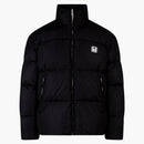 Palm Angels Pxp Patch Pa Logo Print Jacket Black/White