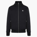 Palm Angels Pa Monogram Nylon Full-zip Sweatshirt Black