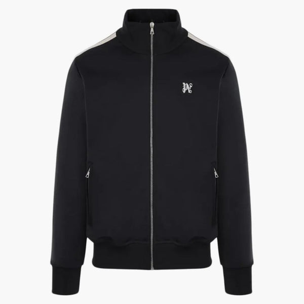 Palm Angels PA Monogram Nylon Full-Zip mikina černá