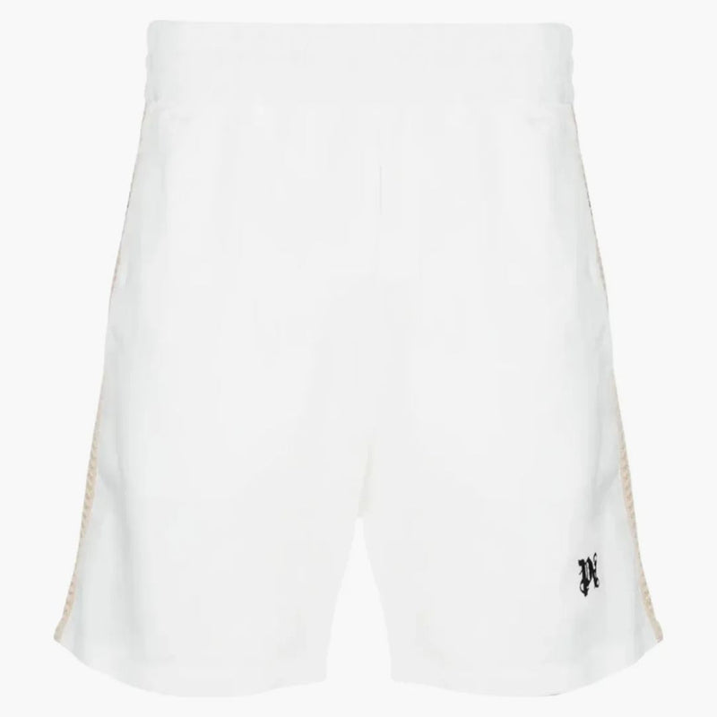 Palm Angels PA Monogram Track Shorts Off White