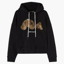 Palm Angels Pa Sequins Bear Hoodie Black/Gold