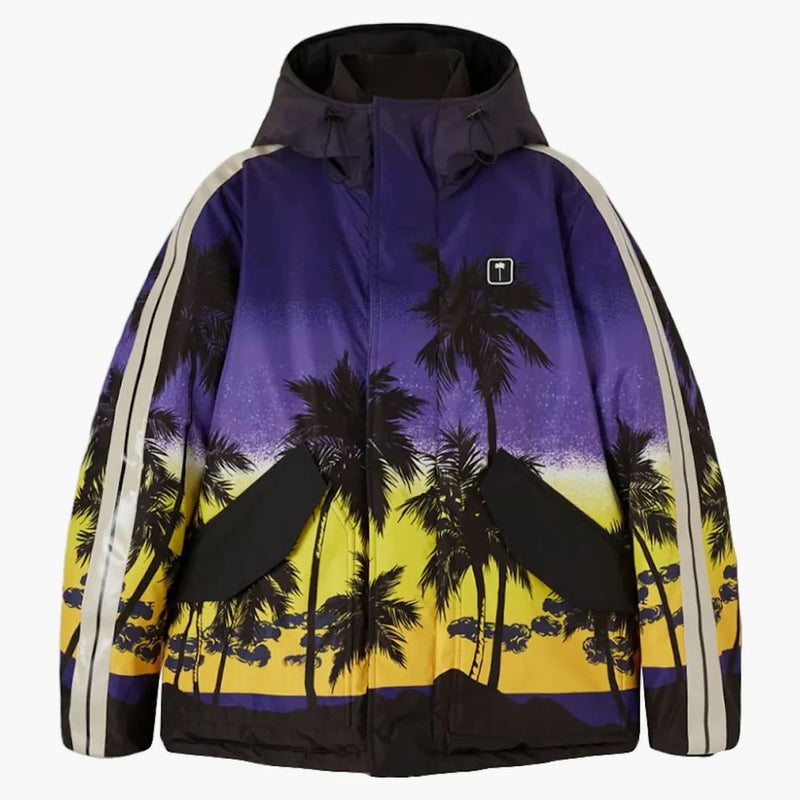 Palm Angels Palm Sunset Track Ski Jacket Purple/black/multi