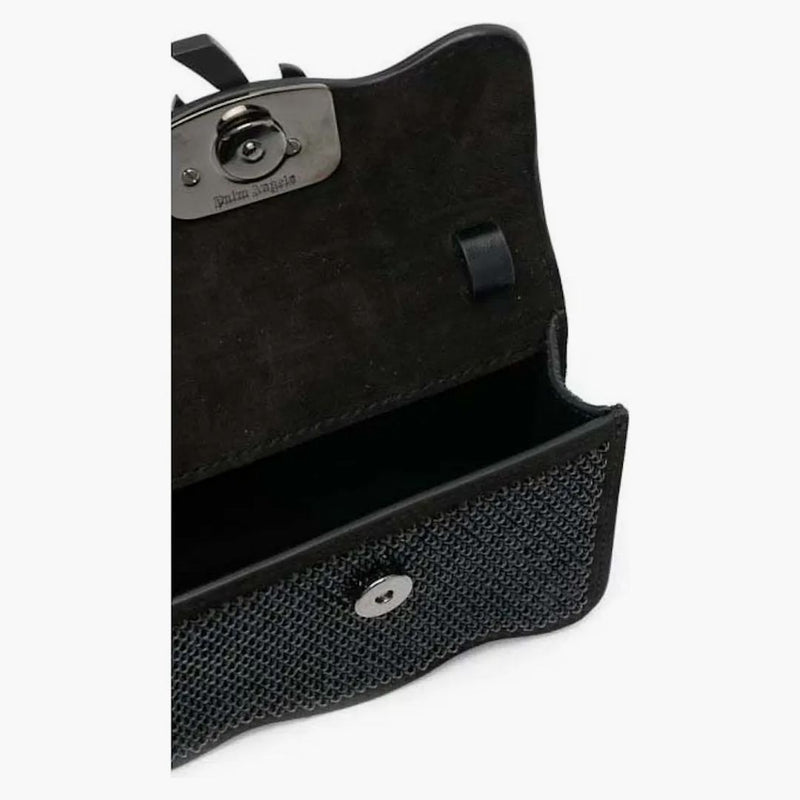 Palm Angels Palm Beach Micro Party Crossbody Black/Silver