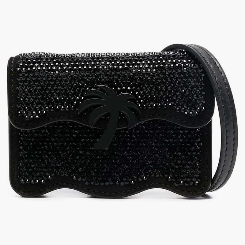 Palm Angels Palm Beach Micro Party Crossbody Black/Silver