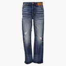 Logo Palm Angels Palm Proste dżinsy