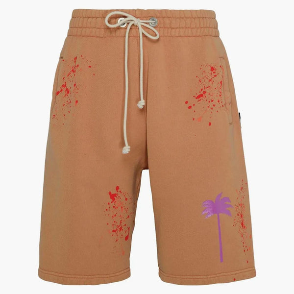 Palm Angels Palm Logo Shicshorts Camel