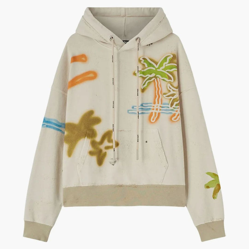 Palm Angels Palm Neon Hoodie Off-white/multi