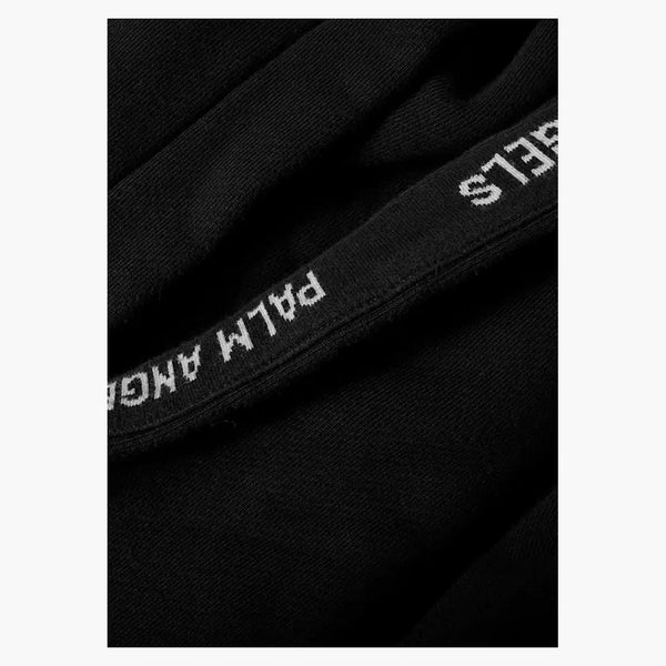 Palm Angels Palm Patch Taping Popover Hoodie Black