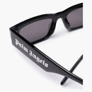 Palm Angels Palm Rectangle Frame Sunglasses Black Gray (Peri0021pla0011007)