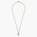 Palm Angels Palm Rhinestone Necklace Gold