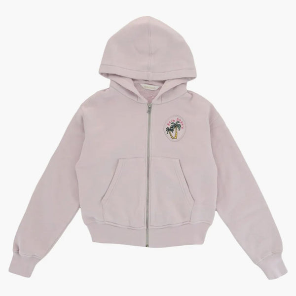 Palm Angels Palm Tree Zip-up Lilla/verde