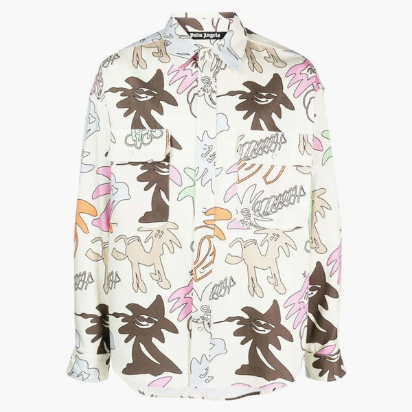 Palm Angels Palmity Allover Logo Oplnění vícebarev