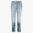 Palm Angels Palm's logo jeans Blue
