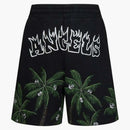 Palm Angels Palms & Skull Vintage Sweatshorts Black/Green