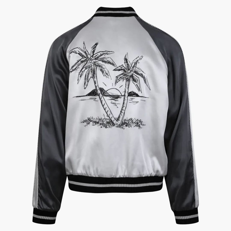 Palm Angels Palms Souvenir Jacket Grey/anthracite