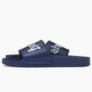 Palm Angels Pool Slides Dark Blue White Ss23