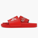 Palm Angels Pool Slides Red White