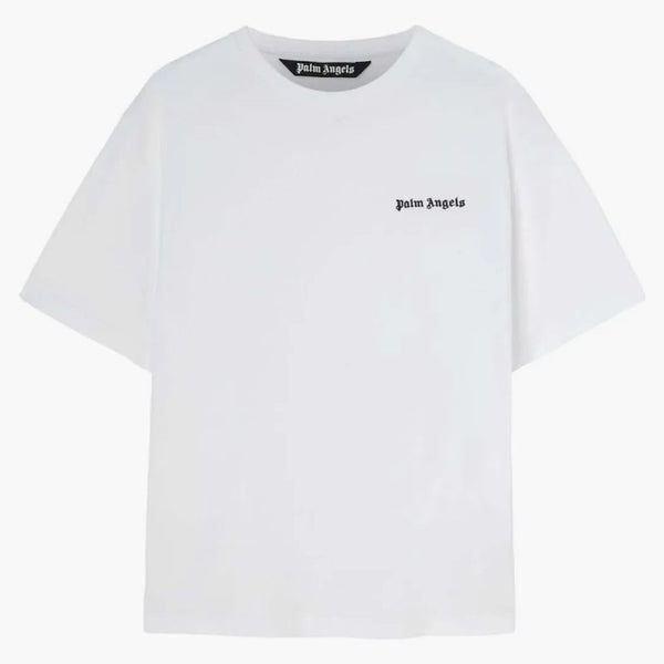 Tričko Palm Angels Print Logo White/Black