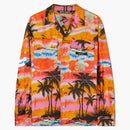 Palm Angels Psychedelic Palms Shirt Fuchsia Multicolor