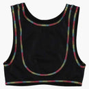 Palm Angels Rainbow Miami Sports Bra Black