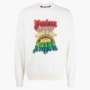 Palm Angels Rainbow Stars Knitwear White