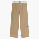 Palm Angels Reversed Waistband Chino Pant Beige