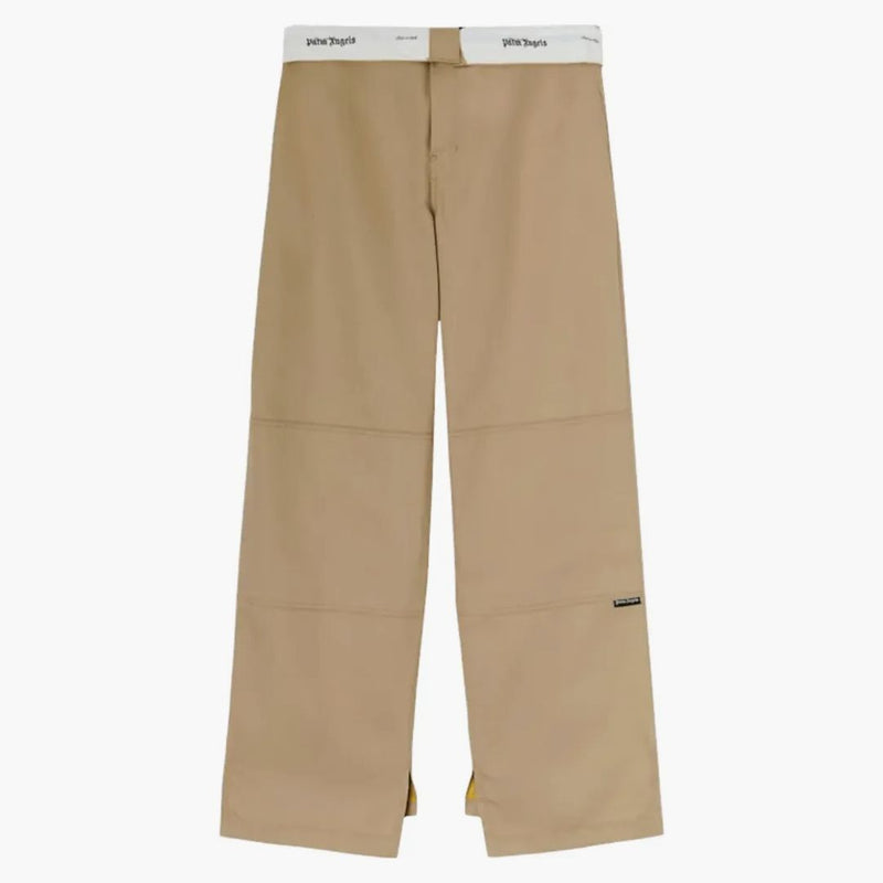 Palm Angels Reversed Waistband Chino Pant Beige