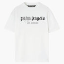 Palm Angels Rhinestone Sprayed Classic T-shirt White/black