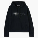Palm Angels Rhinestone Sprayed Hoodie Black/black