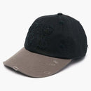 Palm Angels Riped Pa Monogram Cap Anthracite