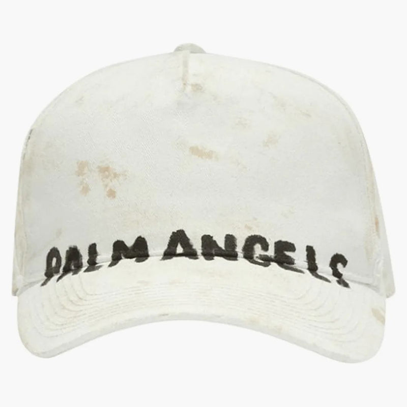 Palm Angels Sezónní logo Baseball Cap White