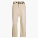Palm Angels Seasonal Logo Chinos Pants Beige/black