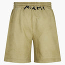 Palm Angels Seasonal Logo Sweatshorts Military/Black