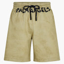 Palm Angels Seasonal Logo Sweatshorts Military/Black