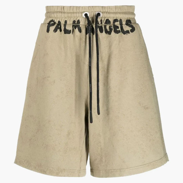 Palm Angels Sezónní logo mikiny vojenské/černé