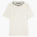 Palm Angels Seasonal Logo Vint Tee White Black