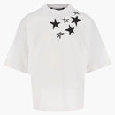 Palm Angels Shooting Stars Oversized T-shirt White Black