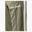 Palm Angels Side Stripe Slim Fit Track Pants Military Off White