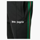 Palm Angels Side Stripe Track Straight Fit Pants Black/Green/Red