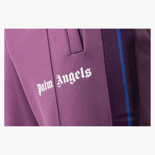 Palm Angels Side Stripe Track kalhoty fialové/modré