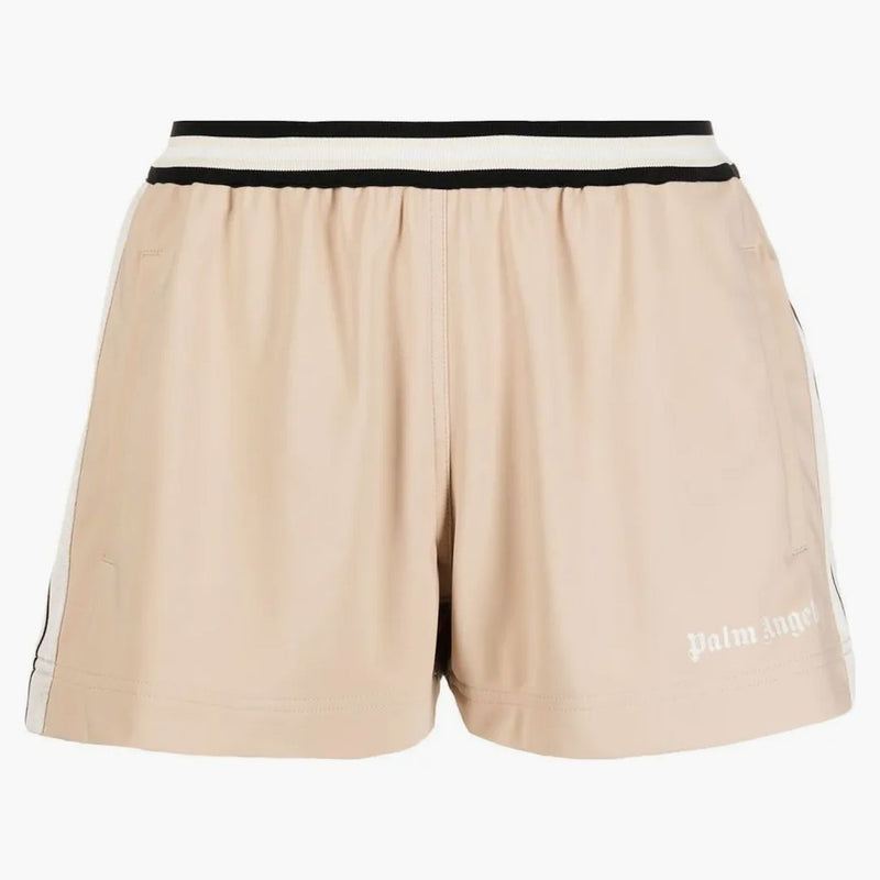 Palm Angels Side Stripe Track Shorts Peach Orange