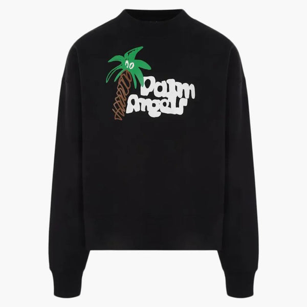 Palm Angels Sketchy Jersey Sweatshirt Black