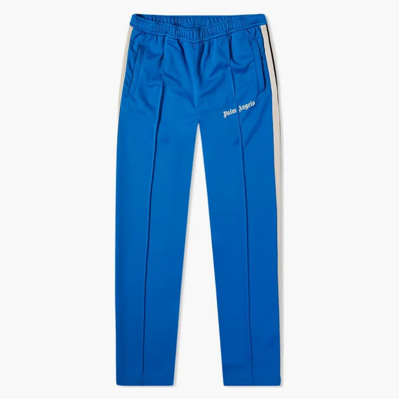 Palm Angels Slim Fit Track Pants Blue/Off White