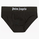 Palm Angels Slip Briefs (Pack of 2) Black/Black