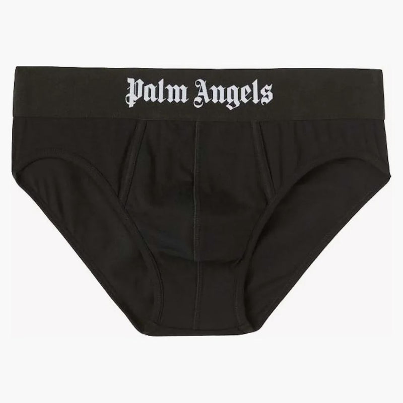 Palm Angels Slips Briefs (Pack of 2) Black/Black
