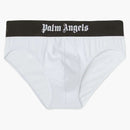 Palm Angels Slip Briefs (Pack of 2) White/Black