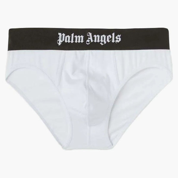 Palm Angels Slips Briefs (Pack of 2) White/Black