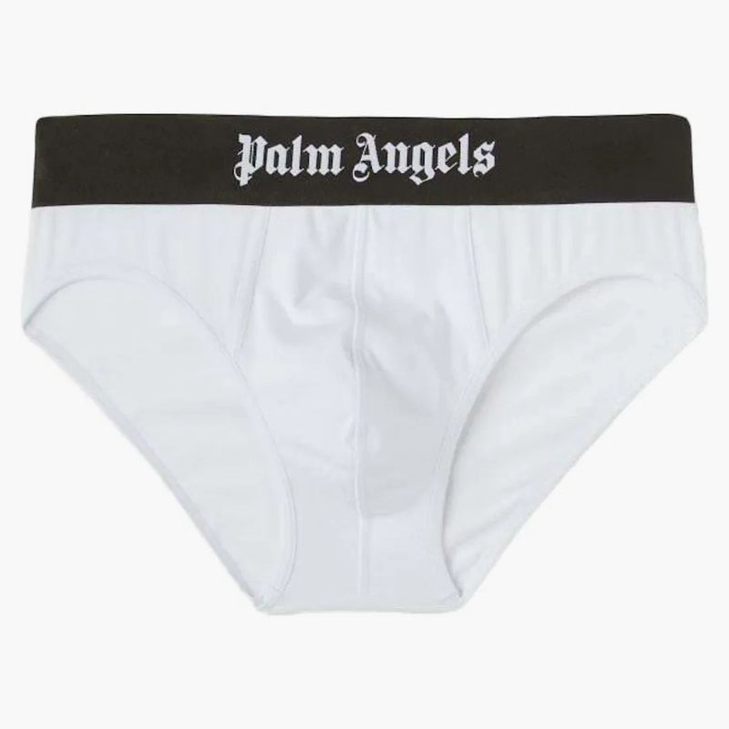 Palm Angels Slips Briefs (Pack of 2) White/Black