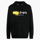 Palm Angels La Sprayed Logo Hoodie Black