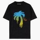 Palm Angels Sprayed Palm Classic T-shirt Black/green